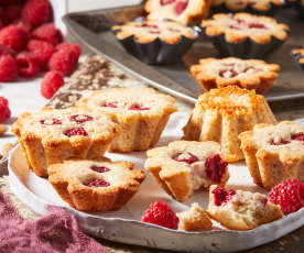 Raspberry Almond Pulp Cakes