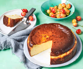 Dani Valent's Basque cheesecake