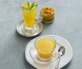 Turmeric, lemon and ginger tea