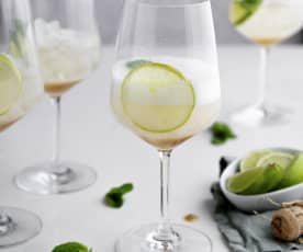 Lemongrass and mint prosecco
