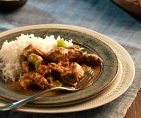 Lamb Curry with Peppers - Bhoona Gosht