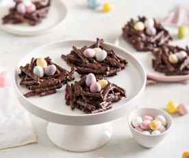 Wielkanocne gniazdka czekoladowe