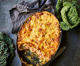 Wirsing-Lachs-Lasagne