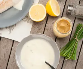 Salsa de limón para carnes blancas