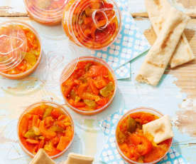 Salade de poivrons confits à la tunisienne