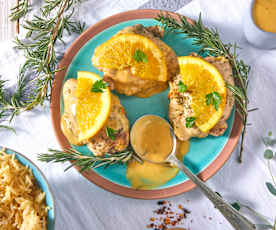 Orange Herb Chicken and Rice