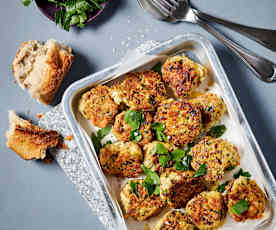 Kotleciki z czerstwego chleba z serem i ziołami