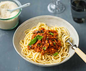 Spaghetti Haselnuss-Bolognese