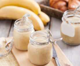 Bananowe smarowidło z ananasem i kokosem