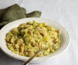 Creamy White Beans and Leeks