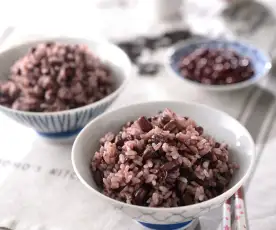 紅豆紫米飯