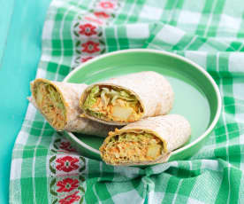 Chicken and Pineapple Wraps