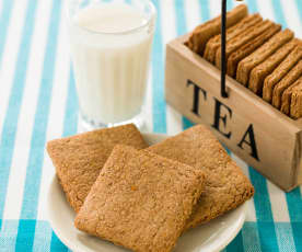 Galletitas integrales de naranja