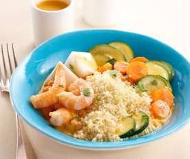 Couscous de crevettes et sa bisque (Découverte)
