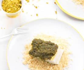 Cod with Pistachio and Couscous