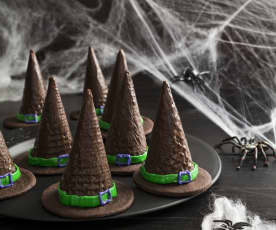Halloweenowe kapelusze czarownic
