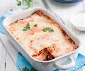 Enchilady z ryżem, kurczakiem i warzywami