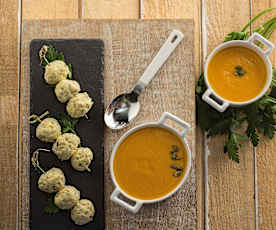Crema di verdure e polpette di tacchino (TM6)
