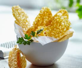 Crackers di Parmigiano Reggiano e paprica
