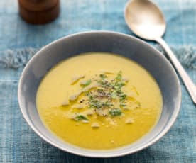 Sweet Potato and Courgette Soup