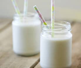 Coconut and almond milk shake