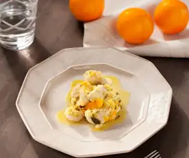 Pechuga de pollo a la naranja