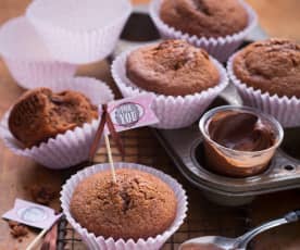 Bananen-Nougat-Muffins