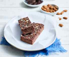 Białkowe batony czekoladowo-orzechowe