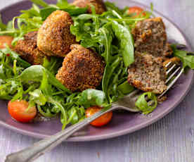 Cauliflower and Black Bean Balls
