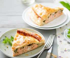 Tourte saumon-oseille