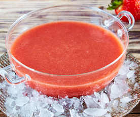 Gazpacho con fresas