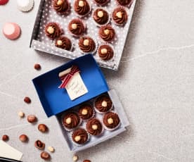 Schokolade-Nougat-Konfekt