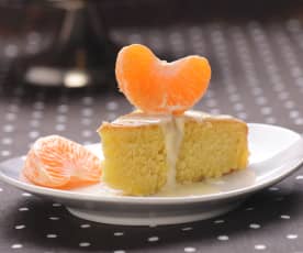 Mandarinkový dort s přelivem