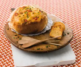 Pão com queijo e malagueta