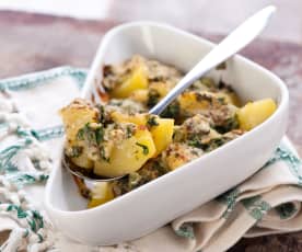 Garlic Potatoes with Caraway