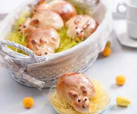 Bułeczki wielkanocne zajączki