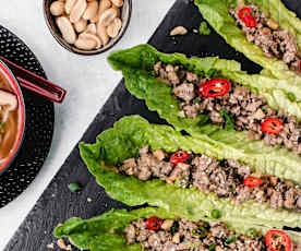 Pork and Mushroom Wraps