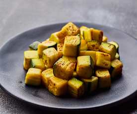 Contorno di zucchine sottovuoto