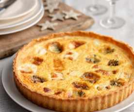Christmas Cheese and Onion Quiche (UK)