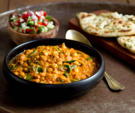 Curry de garbanzos rogan josh - India