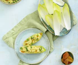 Salade de riz au poulet curry et lait de coco