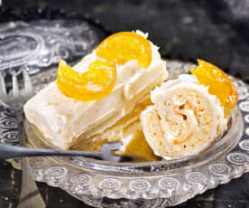 Bûchettes à la vanille et kumquats confits