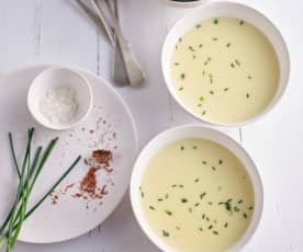 Zupa krem z ziemniaków i porów