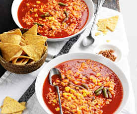 Soupe mexicaine du placard