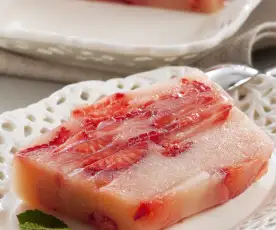 Strawberry and Pear Terrine