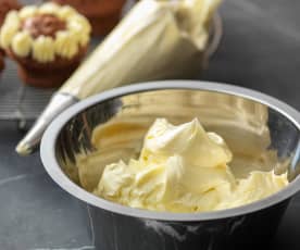 Glaseado de crema de mantequilla
