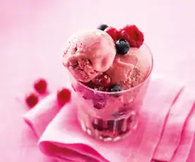 Crème glacée fraise-soja