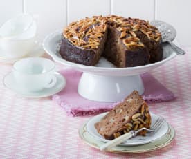 Apple and date cake