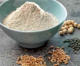 Farinha de cereais ou de leguminosas