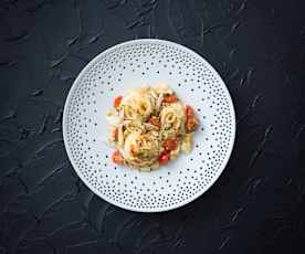 Chilli crab pasta
